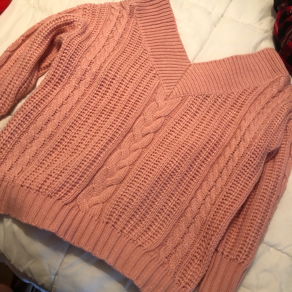 Pink sweater